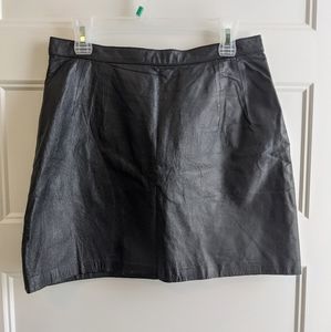 Vintage Newport News Genuine Leather Skirt